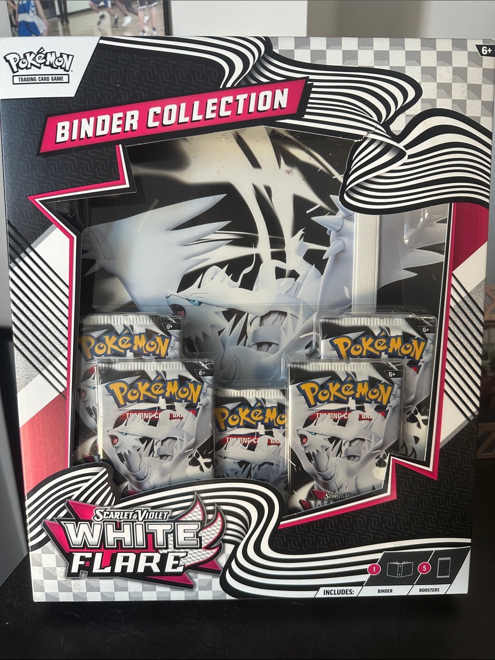 Pokemon TCG: Scarlet & Violet White Flare Binder Collection - NEW Factory SEALED